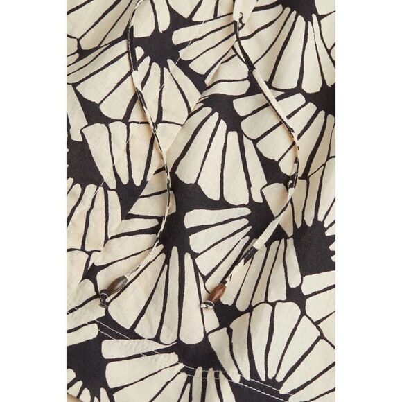 H&M Linen Blend Printed Dress Shells New - Picture 9 of 12